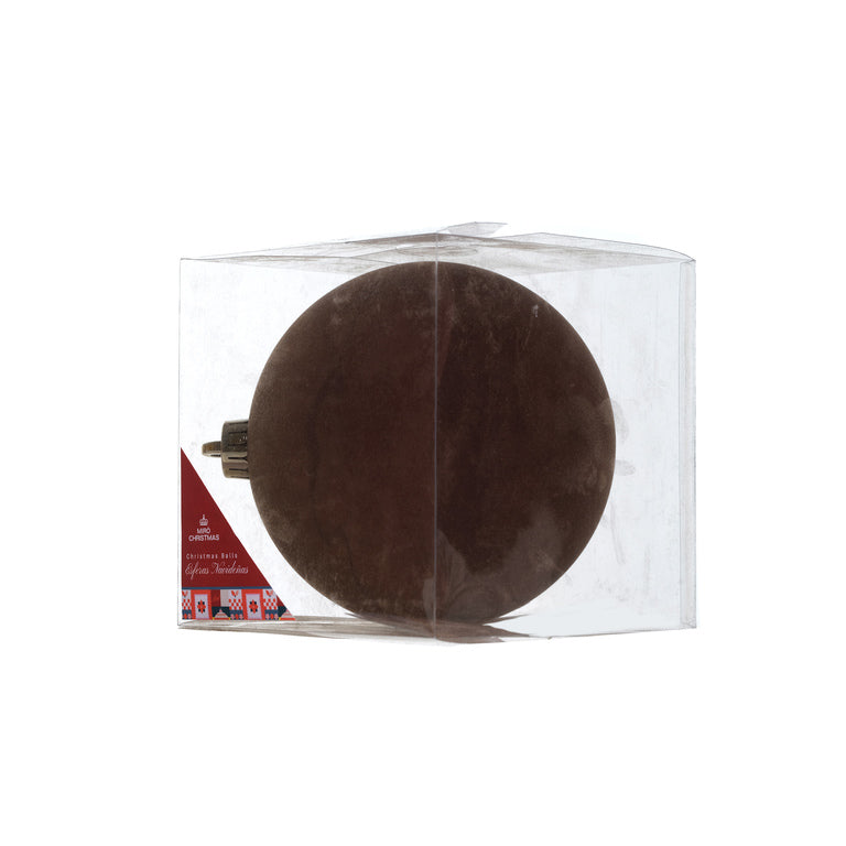 ESFERA 15CM FELPA CAJA PVC