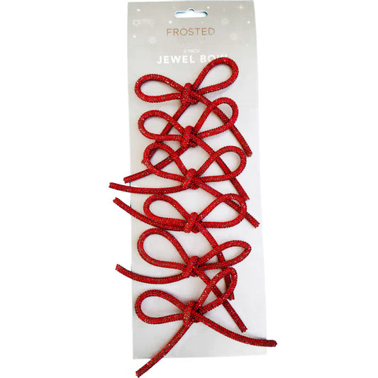 JGO 6 LAZOS 13X11CM ROJO