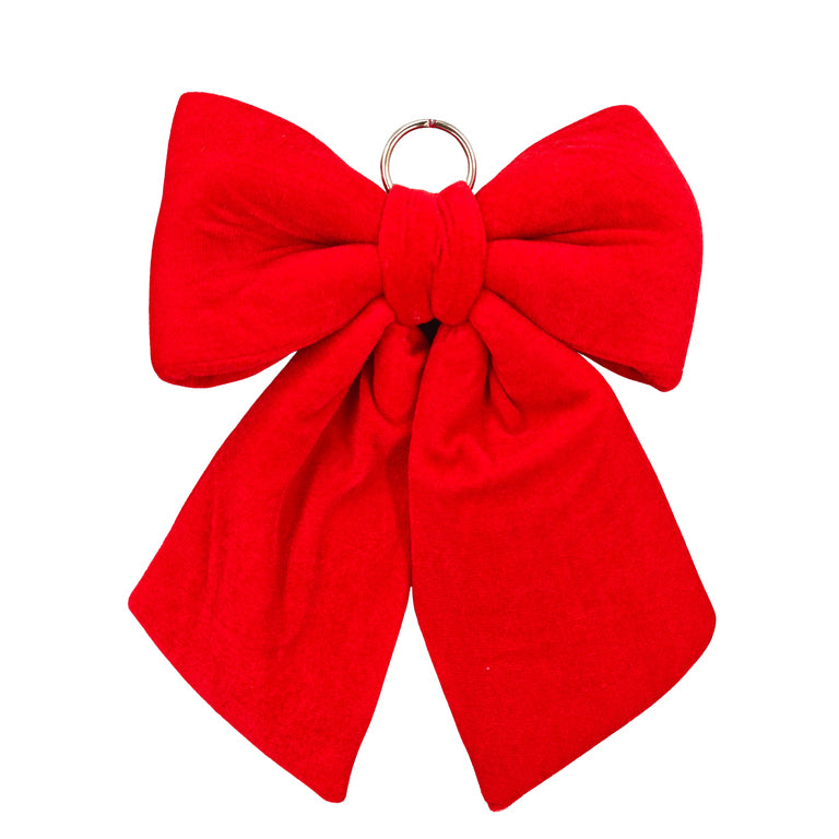 ORNAMENTO LAZO 31CM ROJO