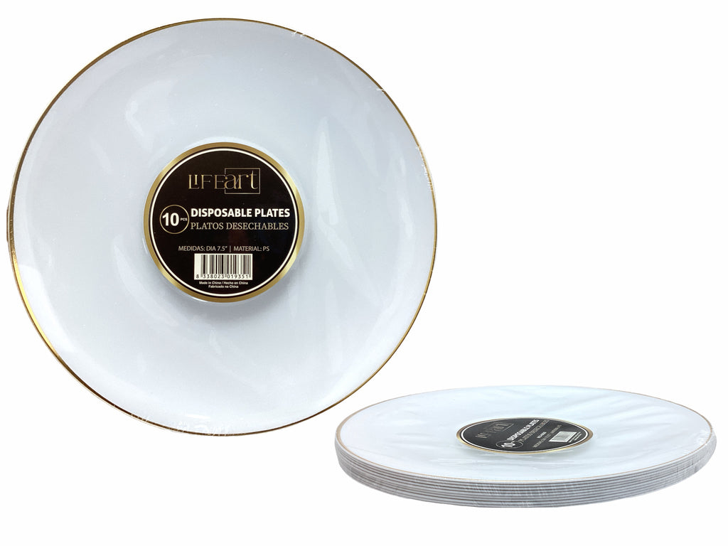 PLATOS DESECHABLES 10PZS 7.5"