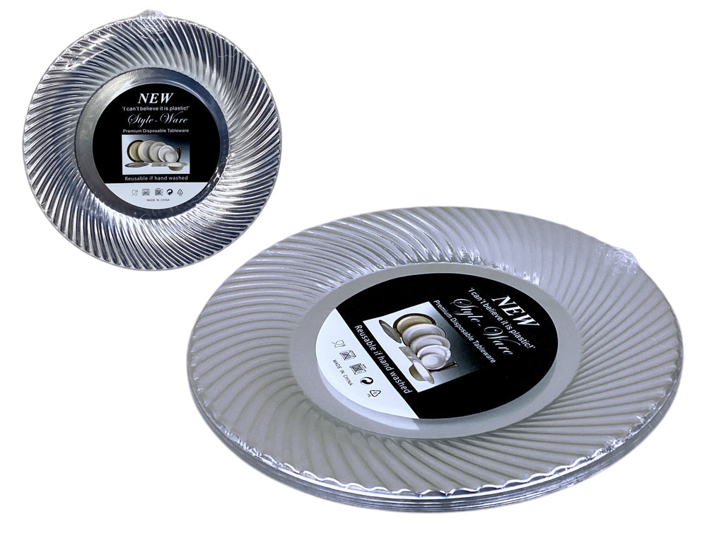 PLATOS DESECHABLES 10" 6 PZAS