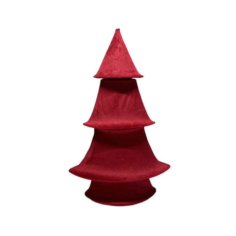 ADORNO ARBOL 86CM ROJO