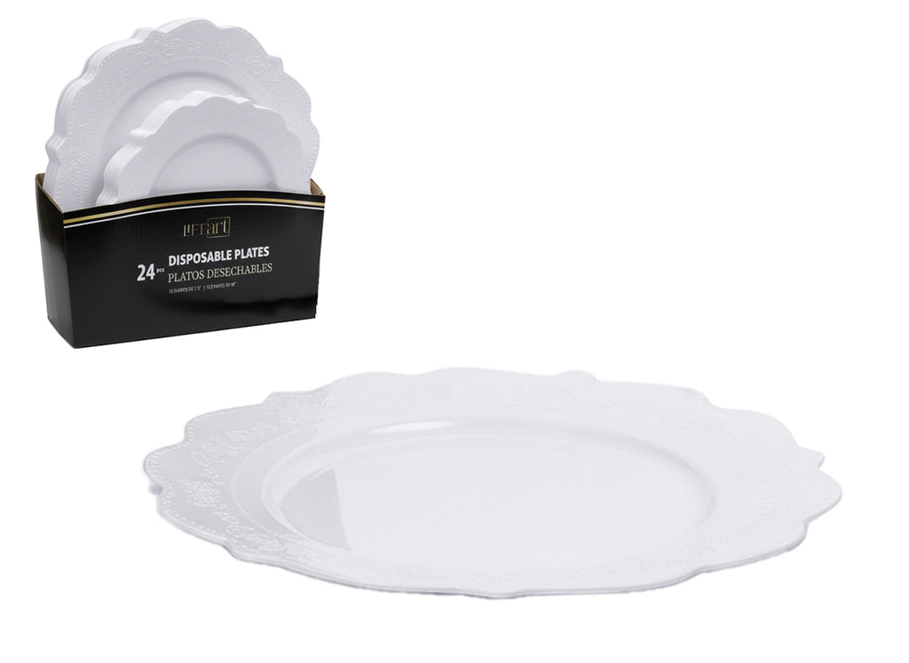 PLATOS DESECHABLES 24PZAS