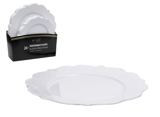 PLATOS DESECHABLES 24PZAS