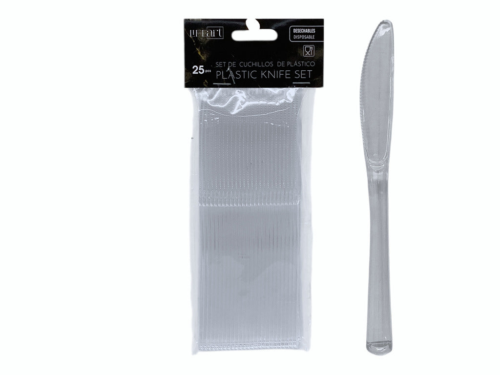 CUCHILLOS DESECHABLES 25PZAS