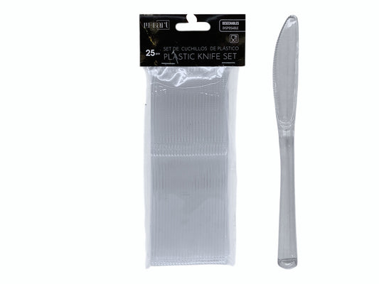 CUCHILLOS DESECHABLES 25PZAS