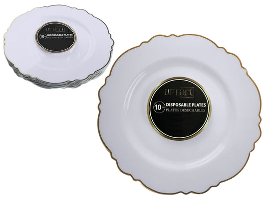 PLATOS DESECHABLES 10PZS 10.25"