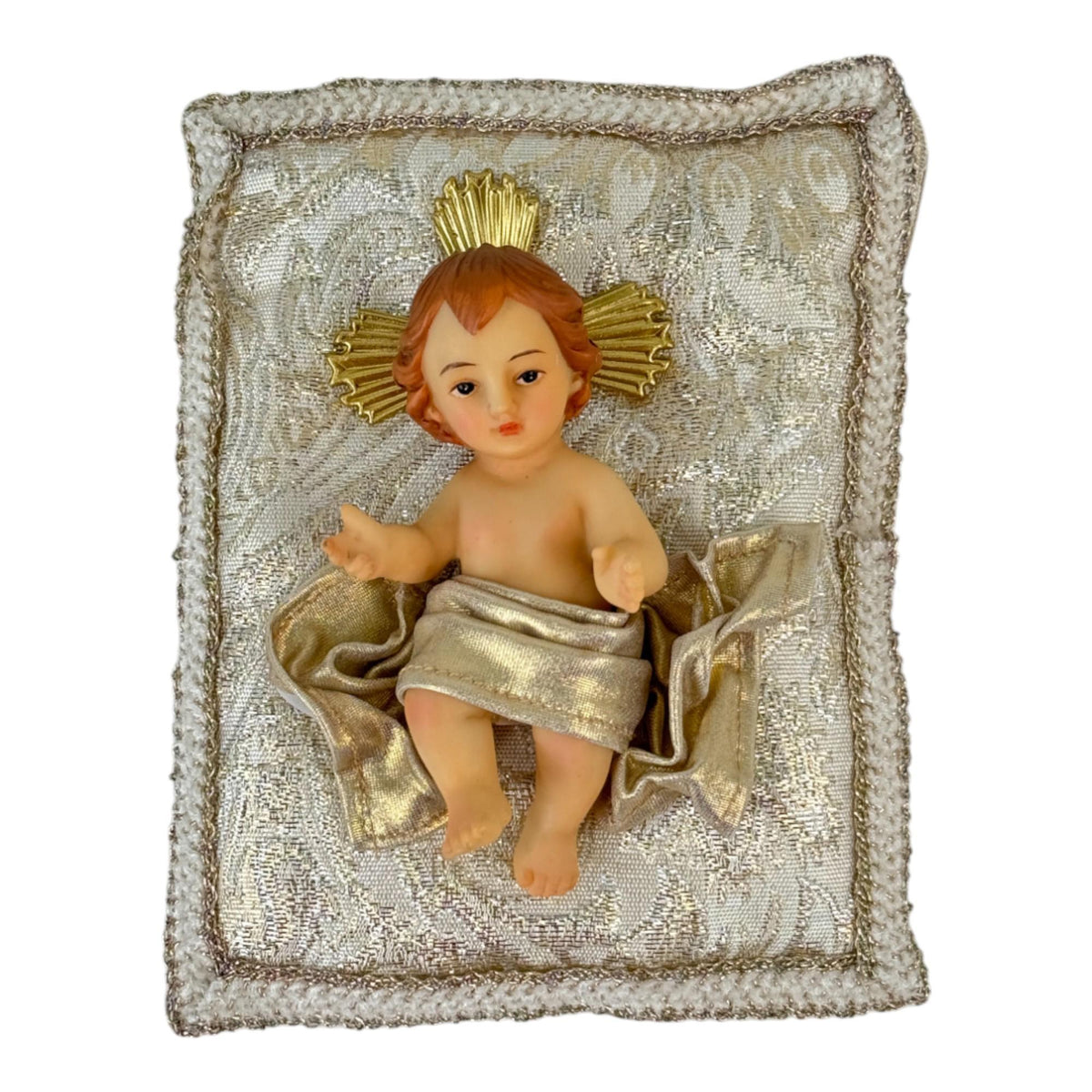 BEBE JESUS C/COJIN 5.5'' 11X5.5X14.5CM