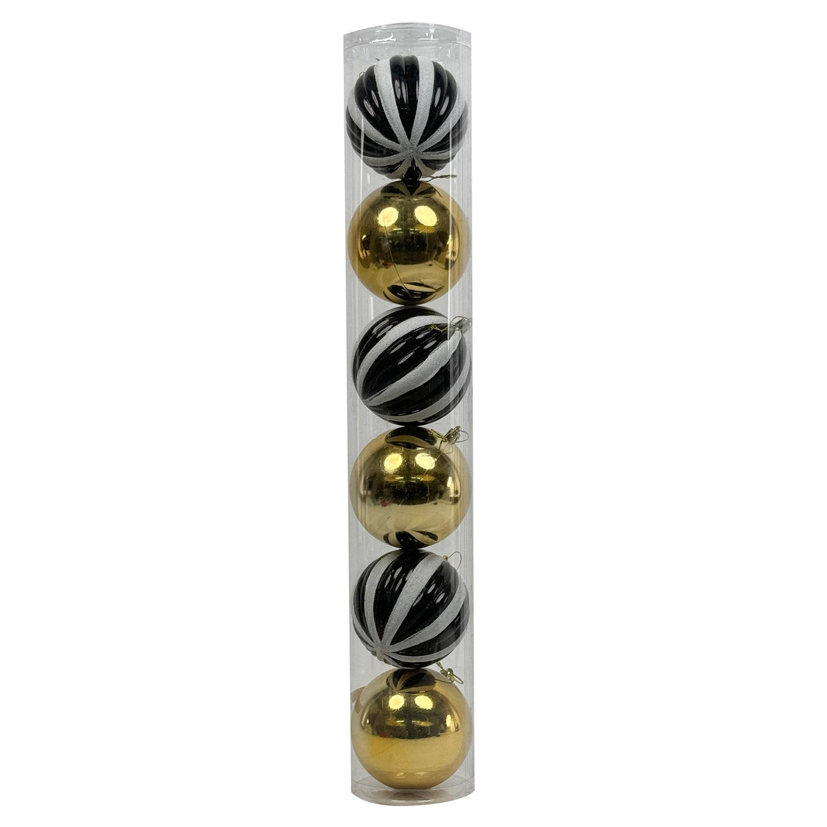 BOLAS 10CM EN TUBO 6PZS
