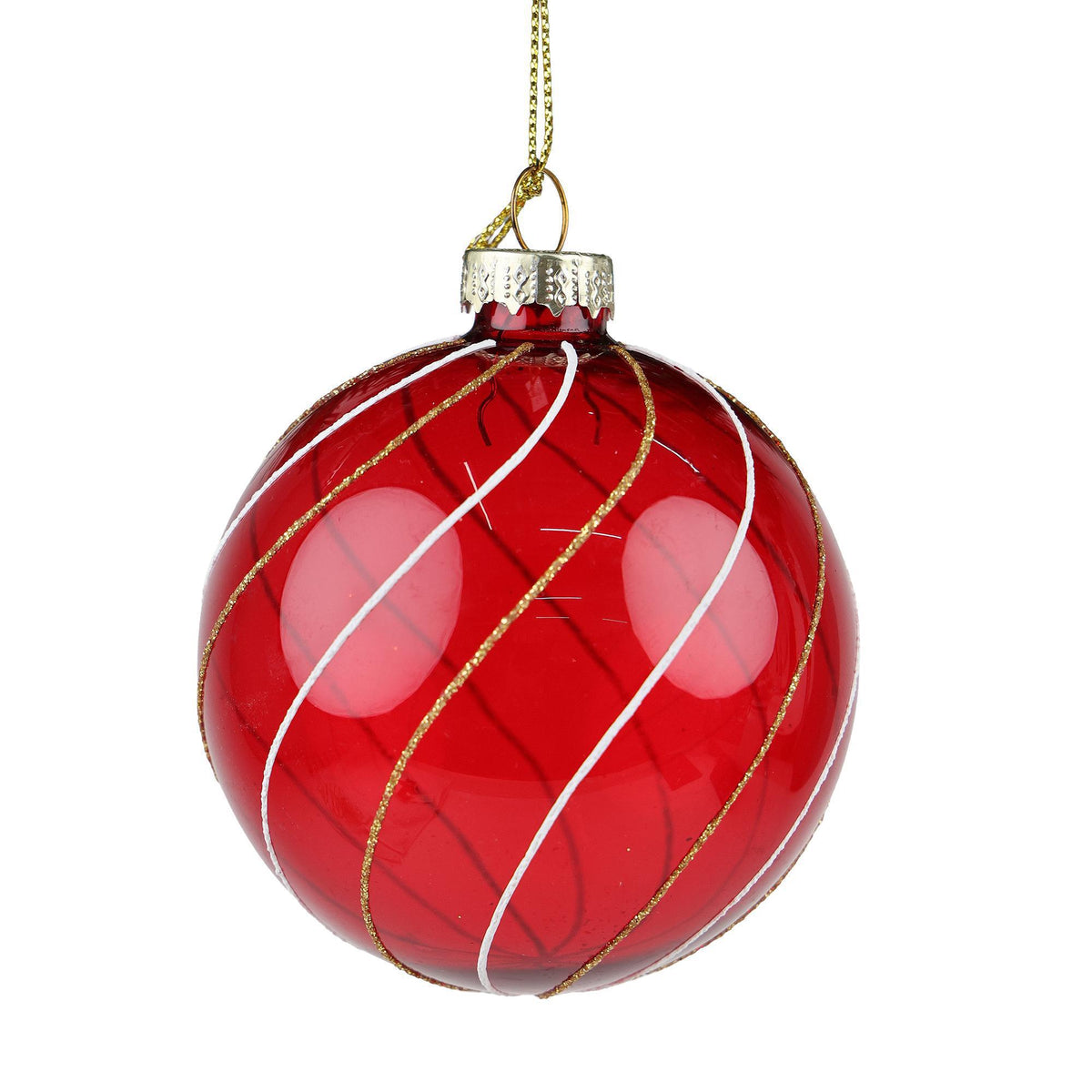 BOLA DE CRISTAL DE NAVIDAD 8CM