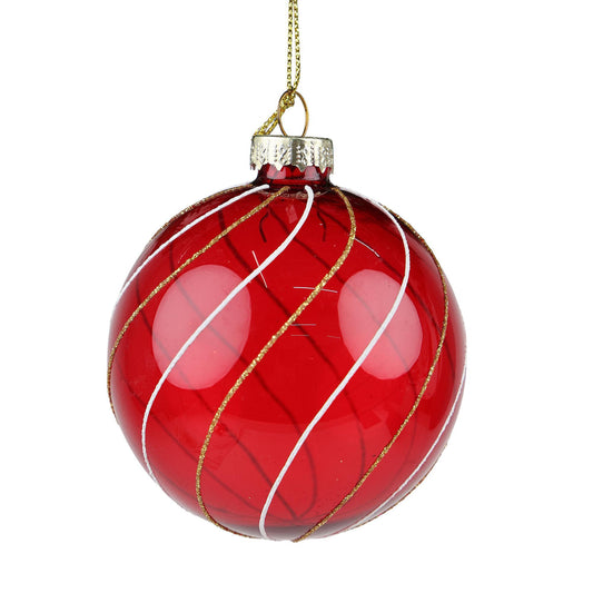 BOLA DE CRISTAL DE NAVIDAD 8CM