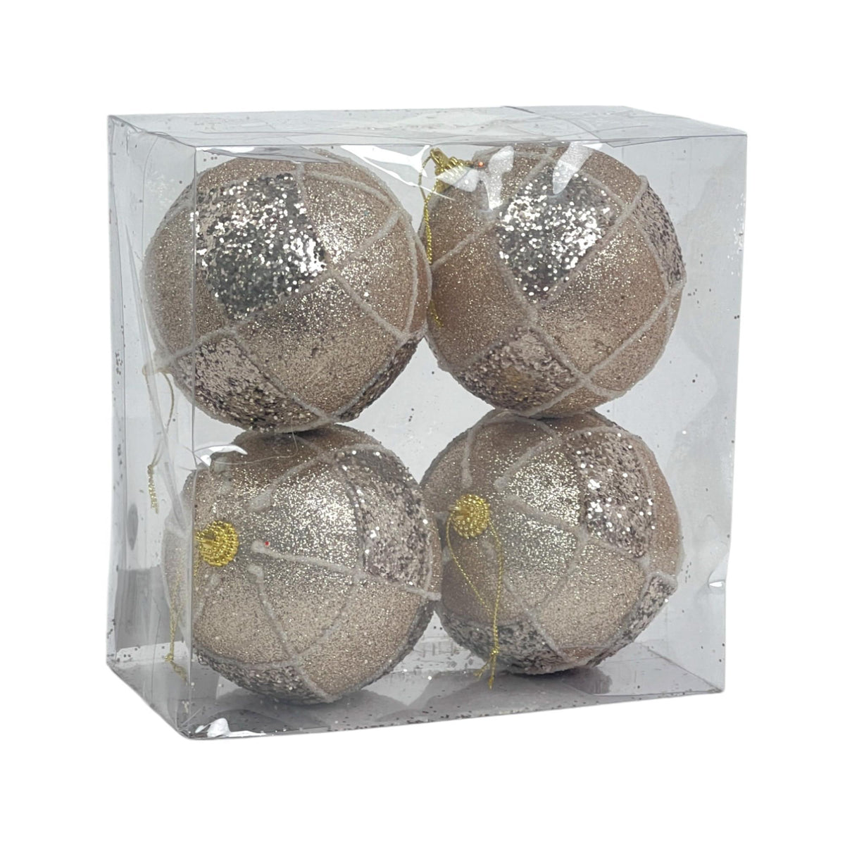 JG  BOLAS DECOR 4PZ 4PZ 10X10X10CM