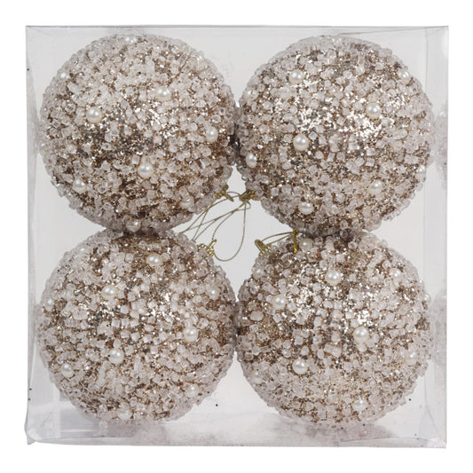 JG BOLAS DE NAVIDAD 4PZ 10X10
