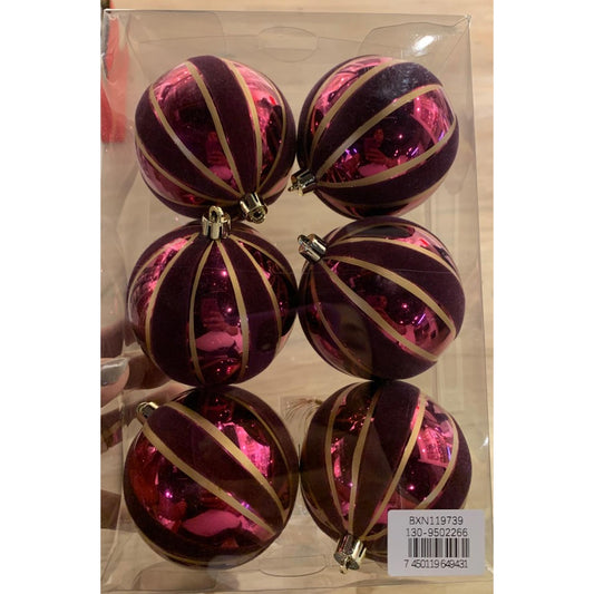 JG BOLAS DECOR 6PZ 0ML 16X24X8CM