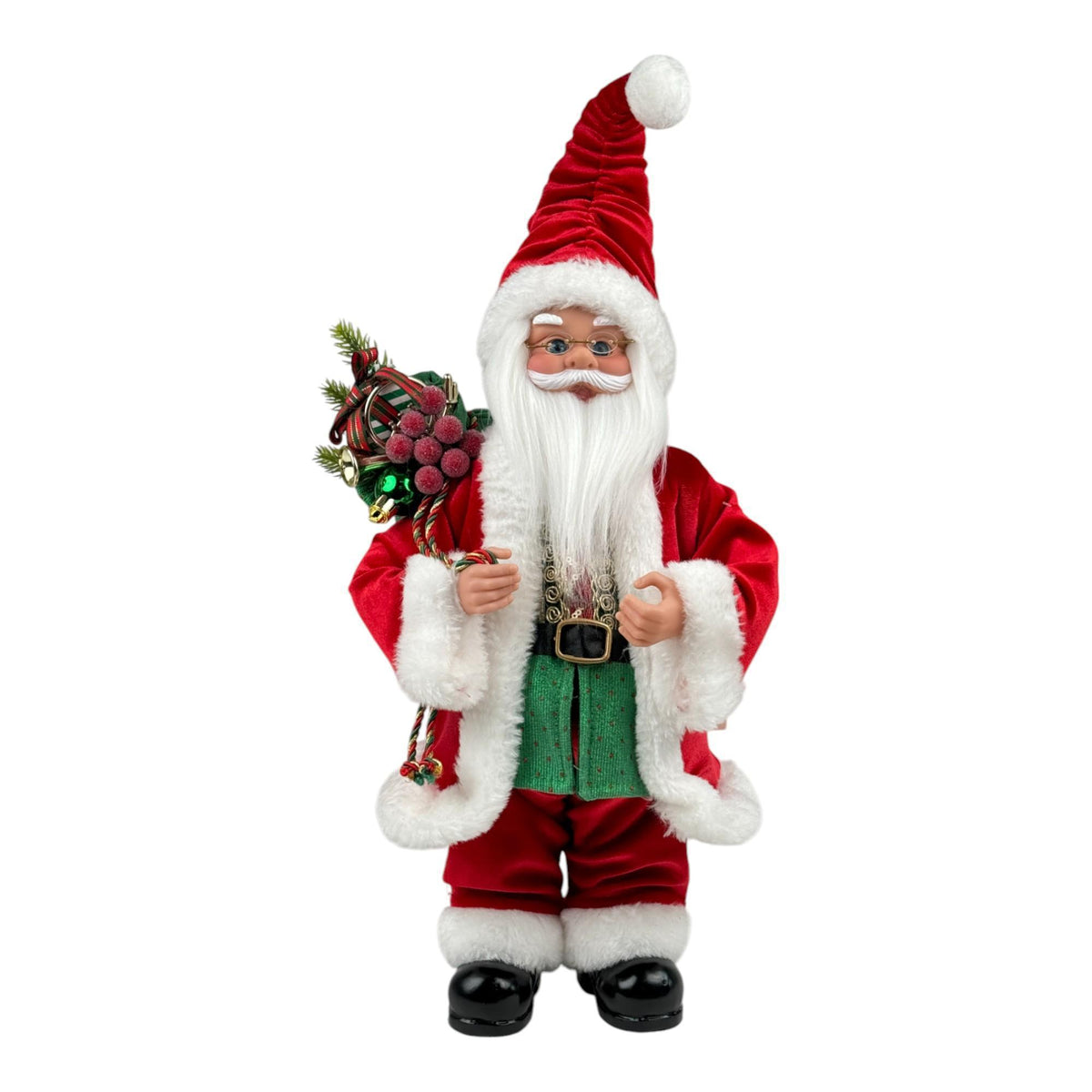 SANTA DECOR C/MUS C/MOV 18X14.5X45.5CM
