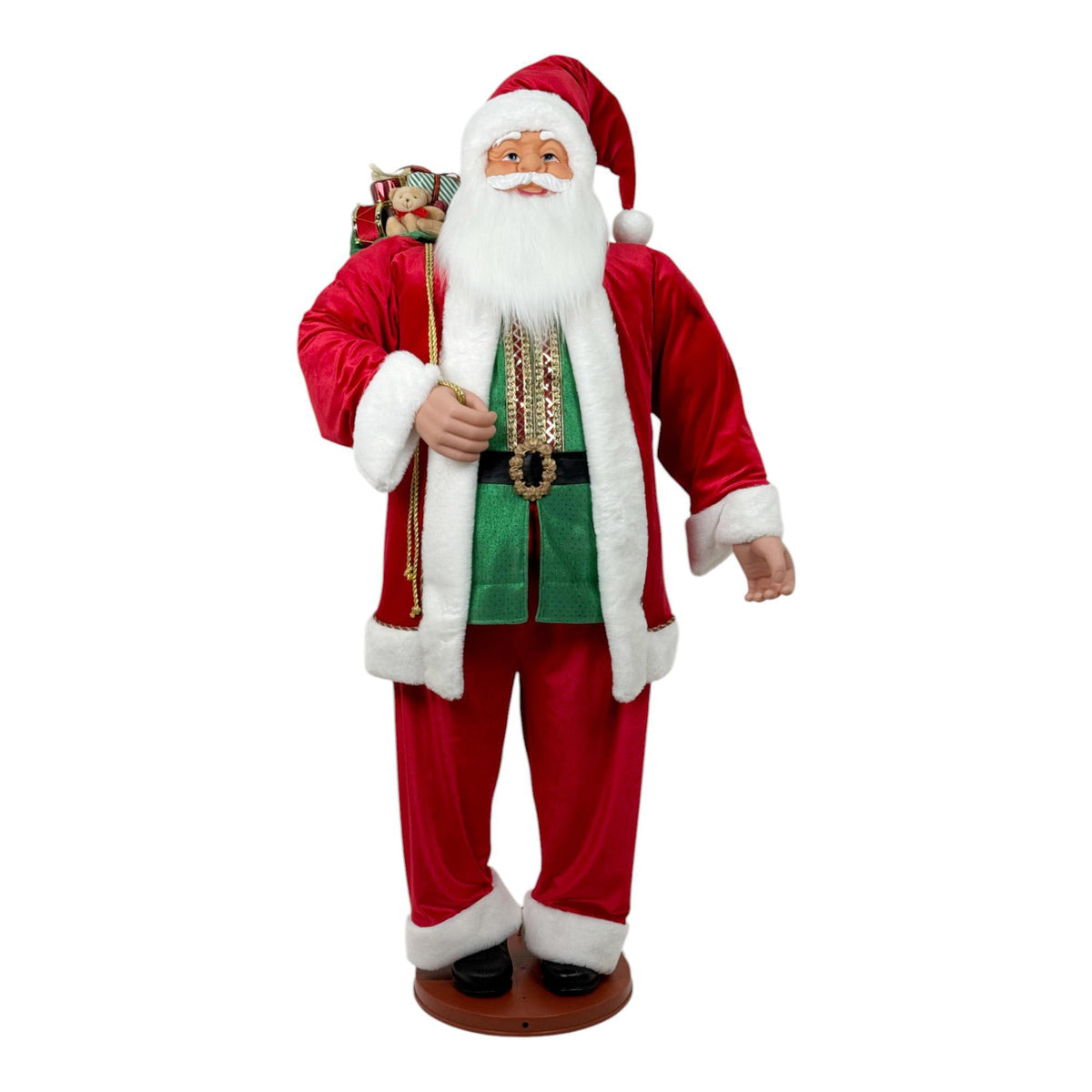 SANTA DECOR C/MUS/MOV  C/MUS C/MOV 54X44