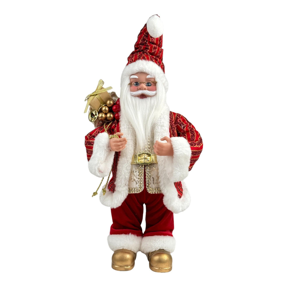SANTA DECOR C/MUS C/MOV 18X14.5X45.5CM