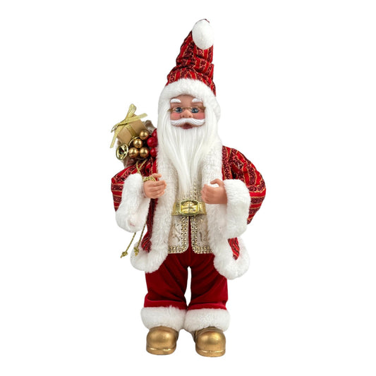 SANTA DECOR C/MUS C/MOV 18X14.5X45.5CM