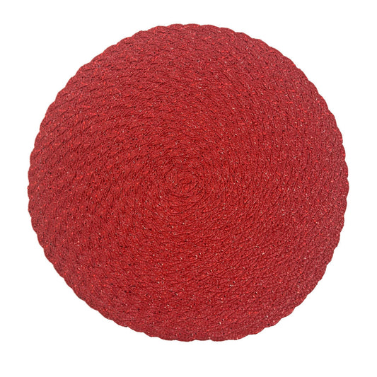 INDIVIDUAL REDONDO DE PVC 38X3