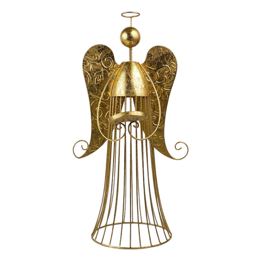 PORTAVELA DE METAL ANGEL DECOR
