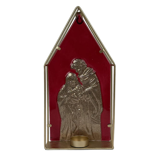 PORTAVELAS DECORATIVO 15.5X5X3