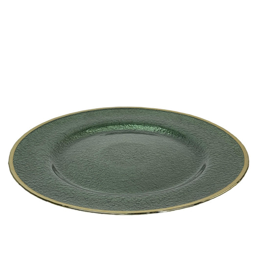 PORTAPLATO DE VIDRIO 33X33X2CM