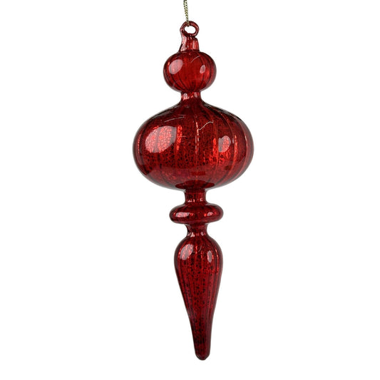 FINIAL DE VIDRIO COLGANTE 22CM