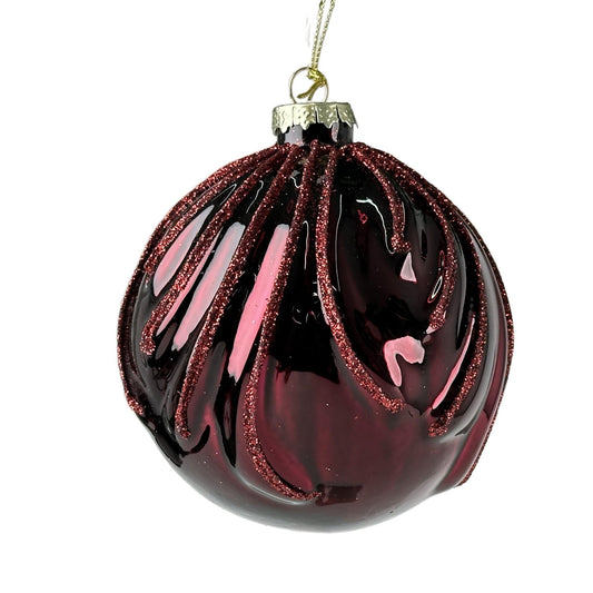 BOLA DE VIDRIO COLGANTE 10CM