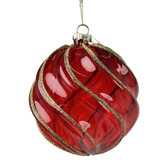 BOLA DE VIDRIO COLGANTE 12CM