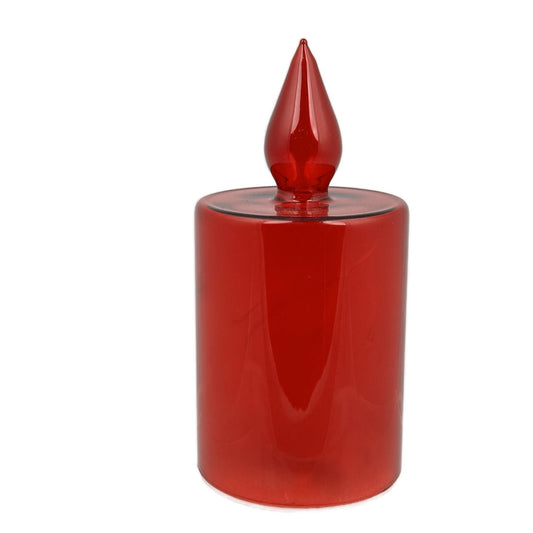 VELA DE VIDRIO CON LUZ