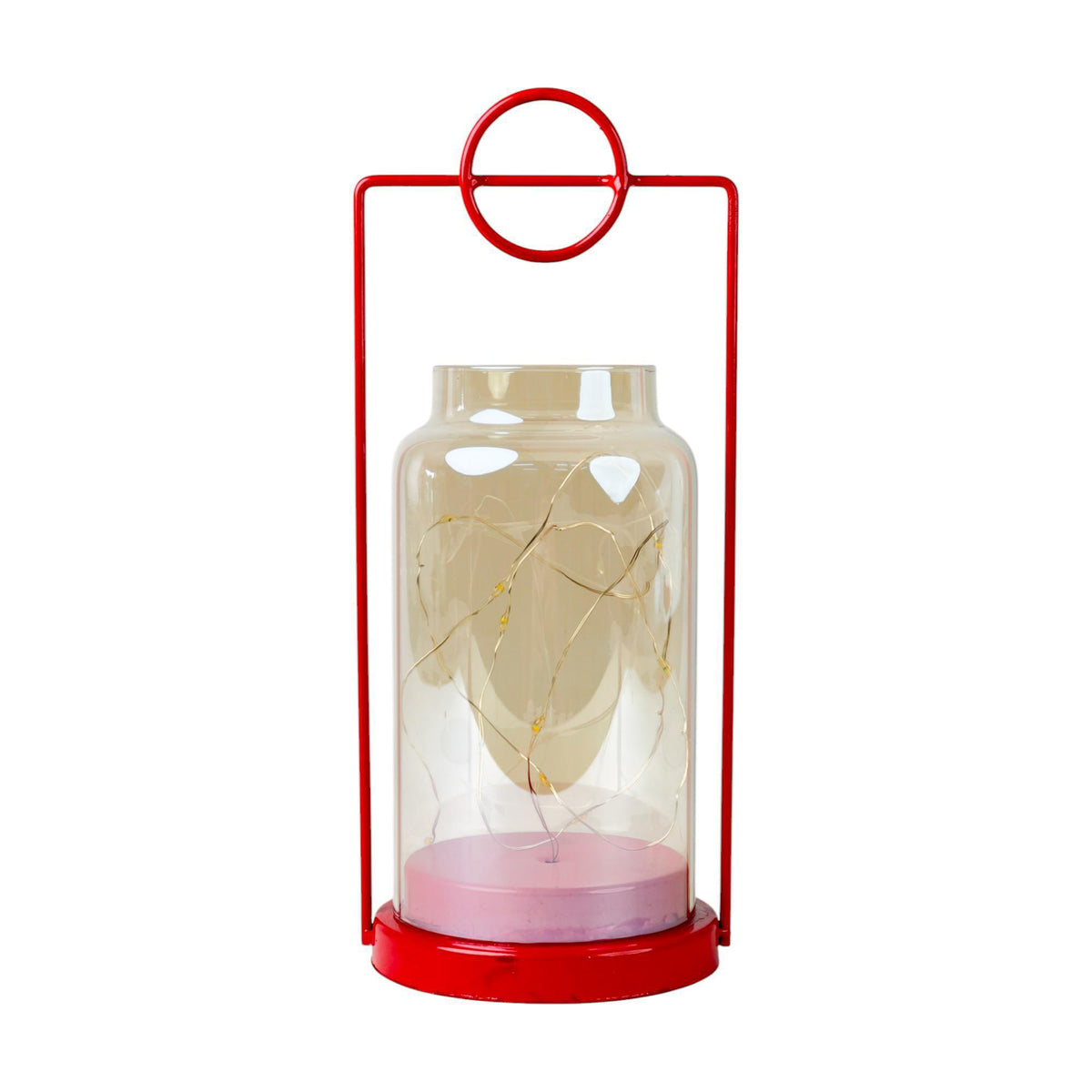 LAMPARA  C/LUZ A/BAT3 10.5X10.5X25CM