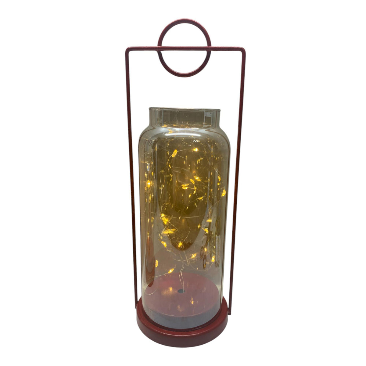 LAMPARA  C/LUZ A/BAT3 10.5X10.5X30CM