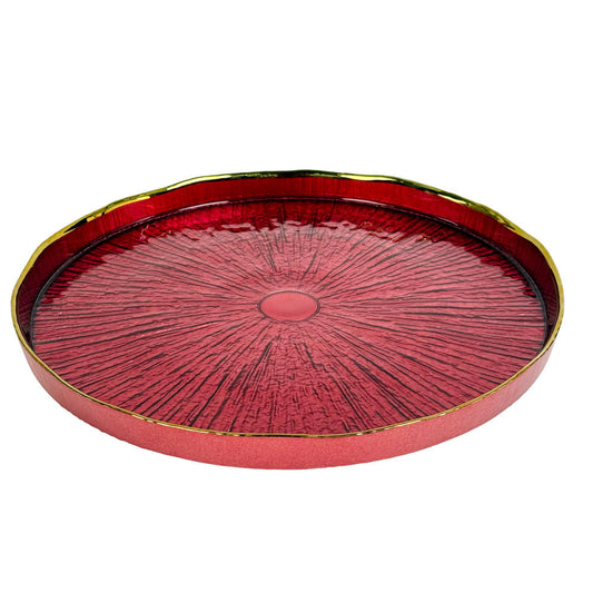 PORTAPLATO DE VIDRIO 33CM 33X3