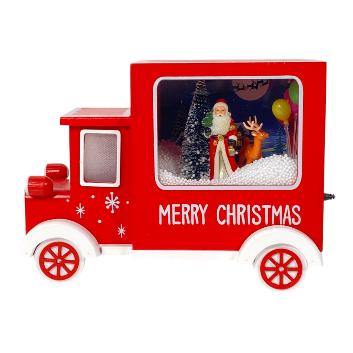 ADORNO NAVIDEÑO  C/LUZ C/MUS C/MOV 30X15