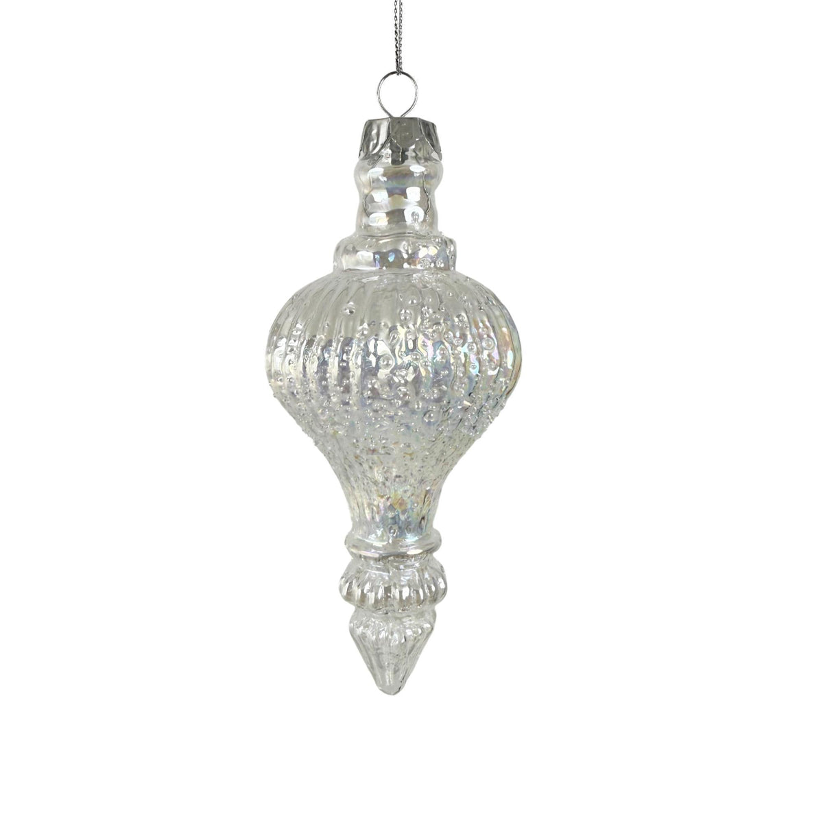 FINIAL DE VIDRIO COLG. 6X6X16C