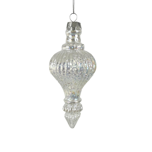 FINIAL DE VIDRIO COLG. 6X6X16C