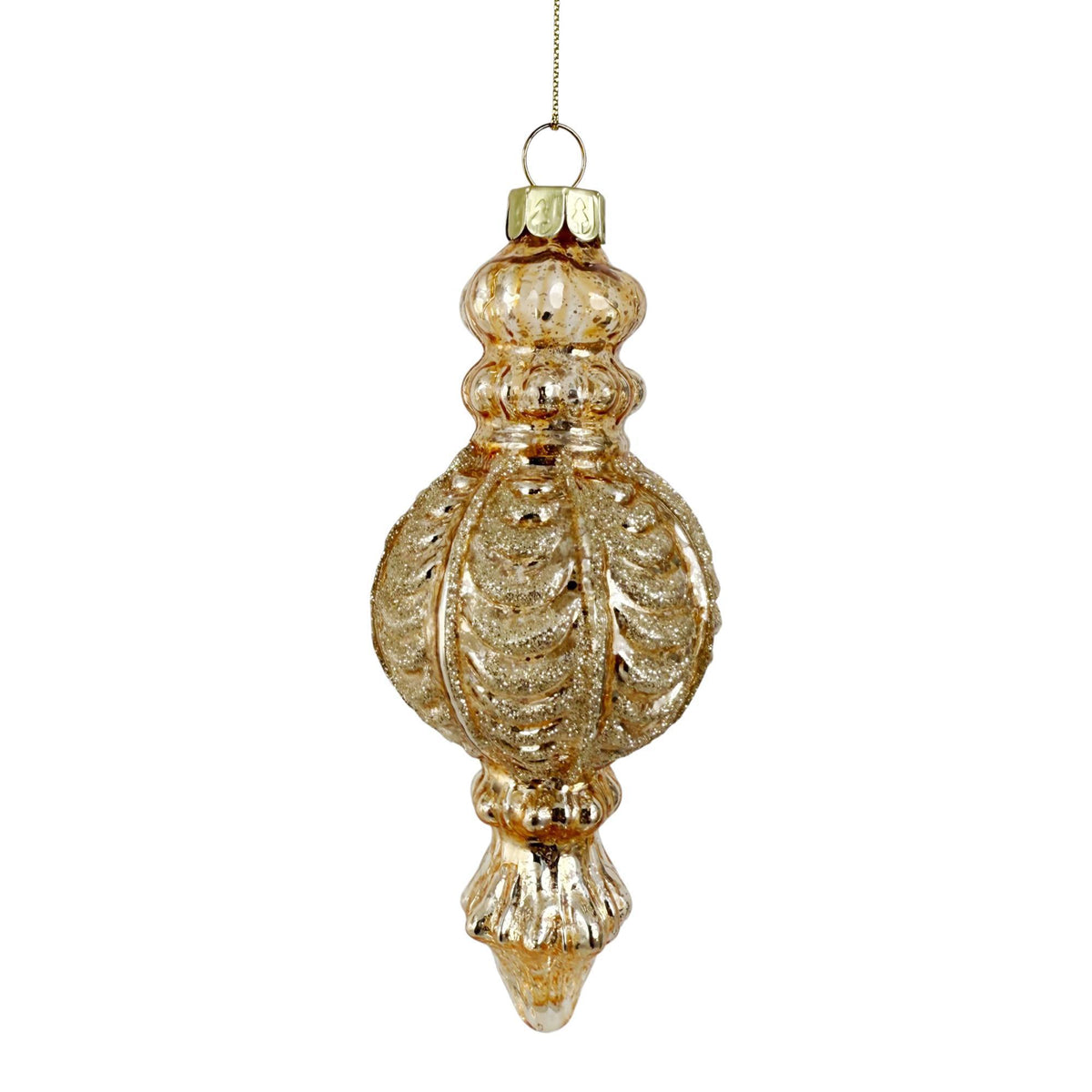 FINIAL DE VIDRIO COLG. 6X6X15C