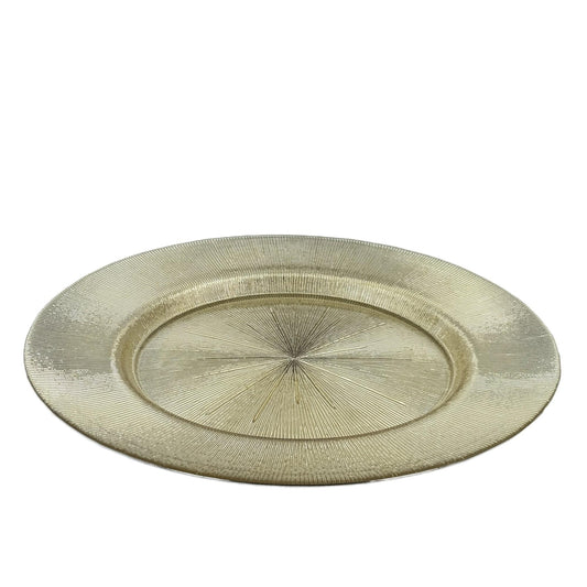PORTAPLATO DE VIDRIO 33CM 33X3