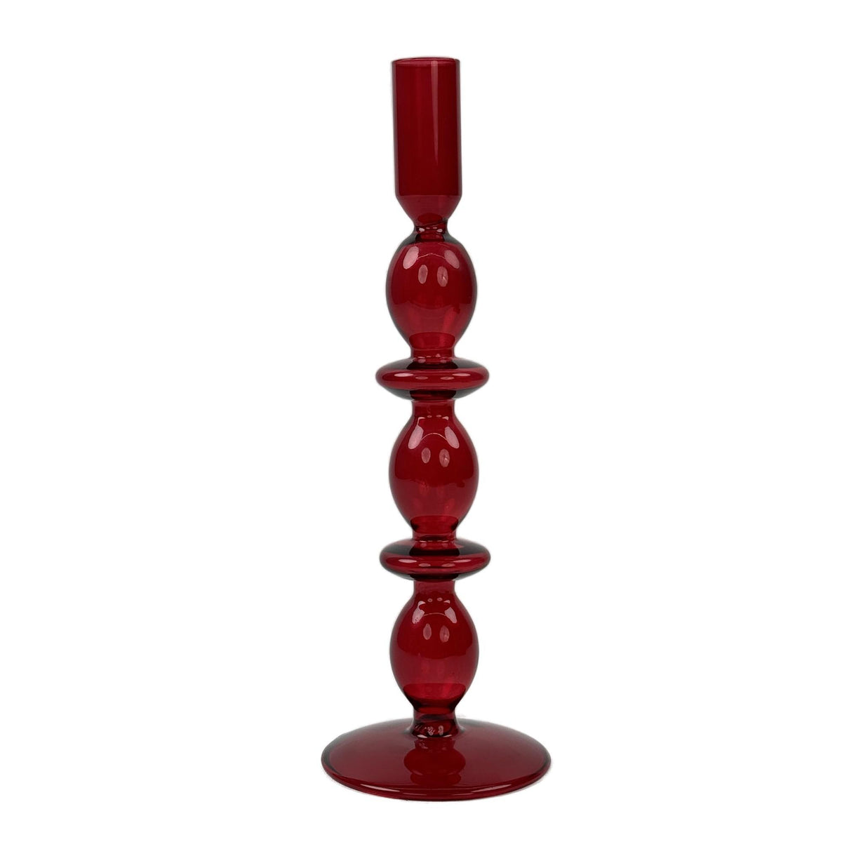 PORTAVELA DE VIDRIO 26.7CM 9.2