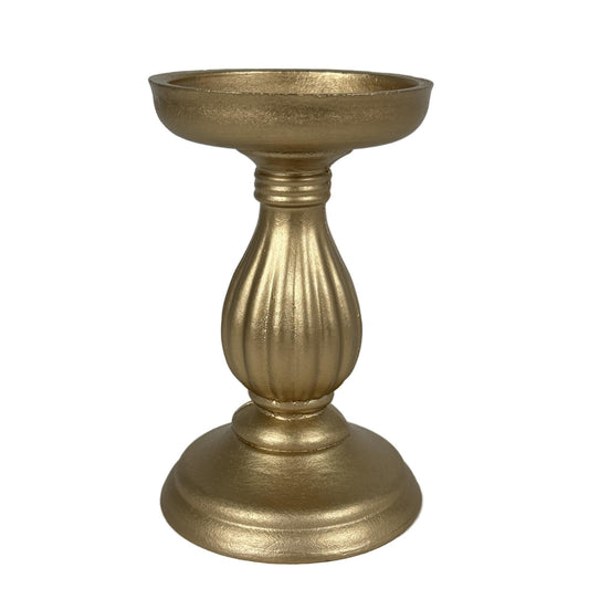 PORTAVELAS DE MADERA 17CM 11X1
