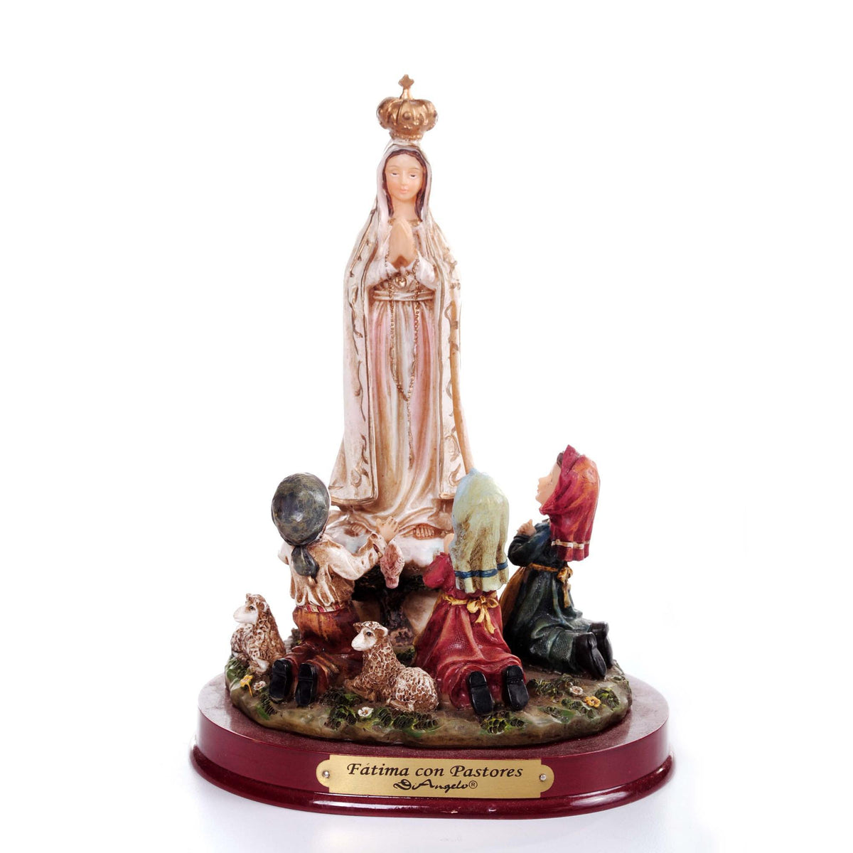 FIGURA FATIMA C/PASTORES 8"