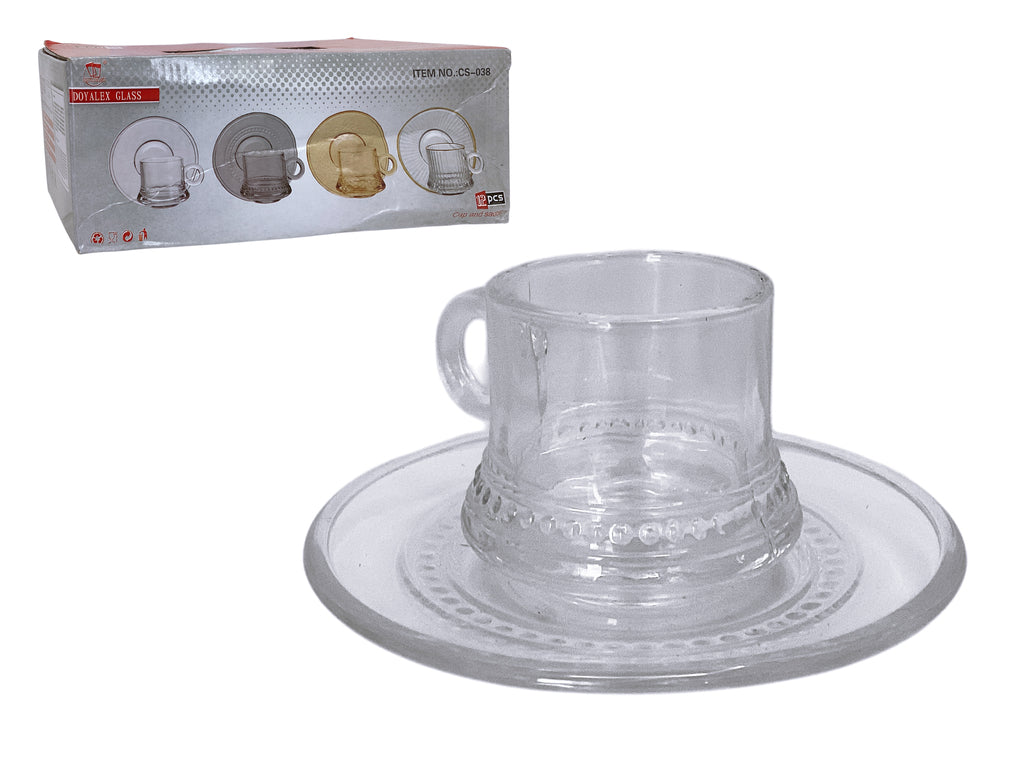 TAZA C/PLATO 80ML