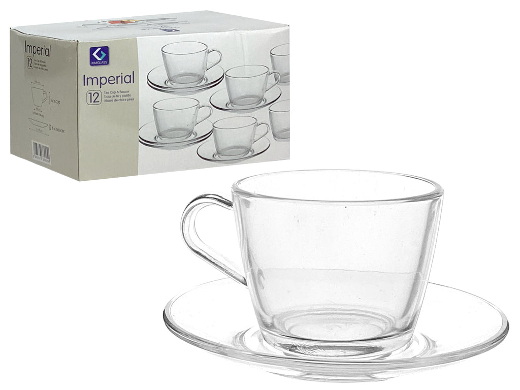 TAZA C/ PLATO 12PZAS