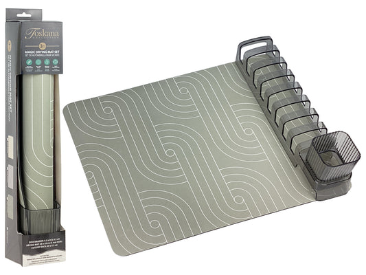 ALFOMBRILLA P/ ESCURRIR PLATOS 3PZAS