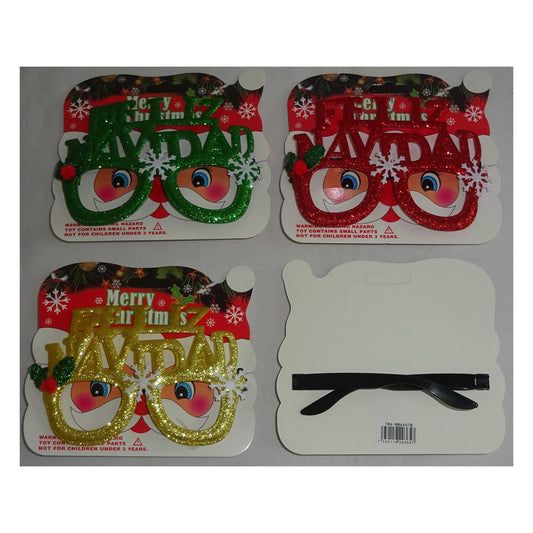 300PCS/CTN XMAS GLASSES WTIH B 16x14.5