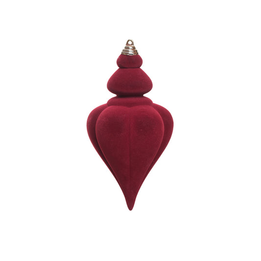 ORNAMENTO FELPA 24CM BORGONA