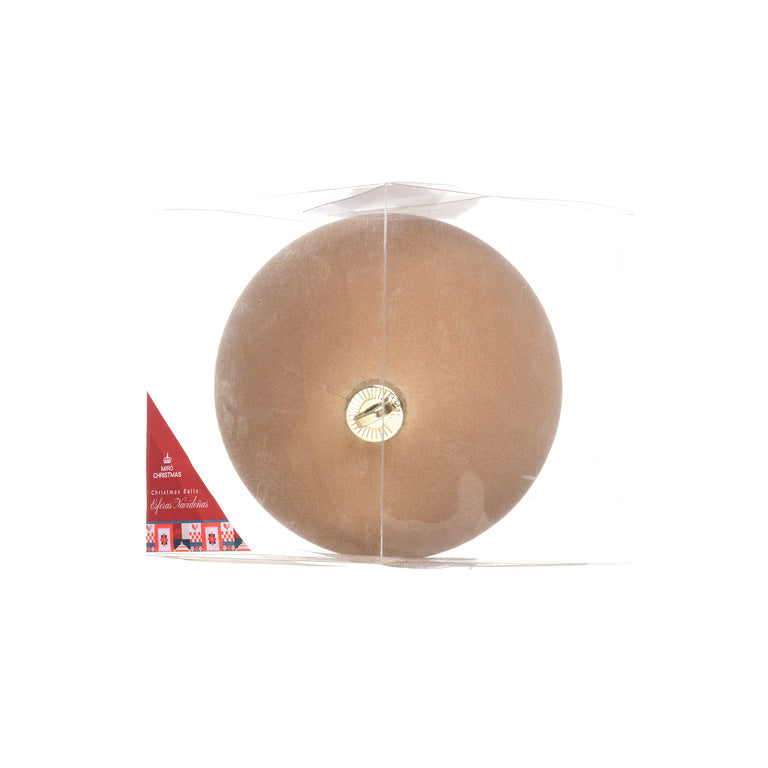 ESFERA 15CM FELPA CAJA PVC