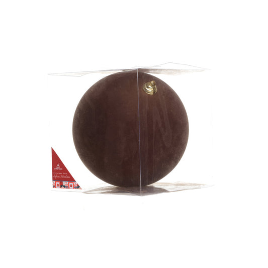 ESFERA 20CM FELPA CAJA PVC
