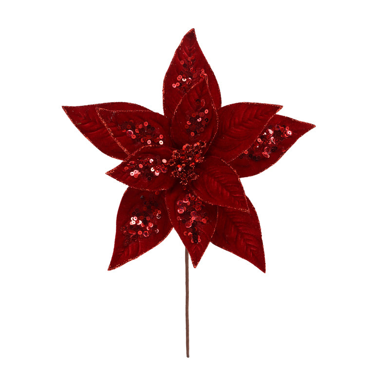 POINSETIA 11P 30X30CM ROJO