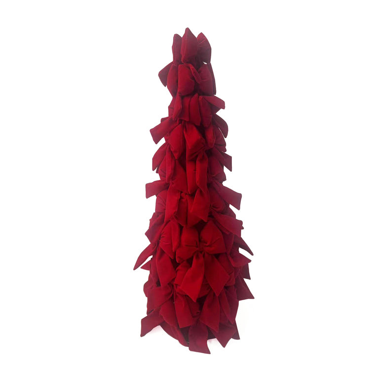 ARBOL DECO 60CM ROJO